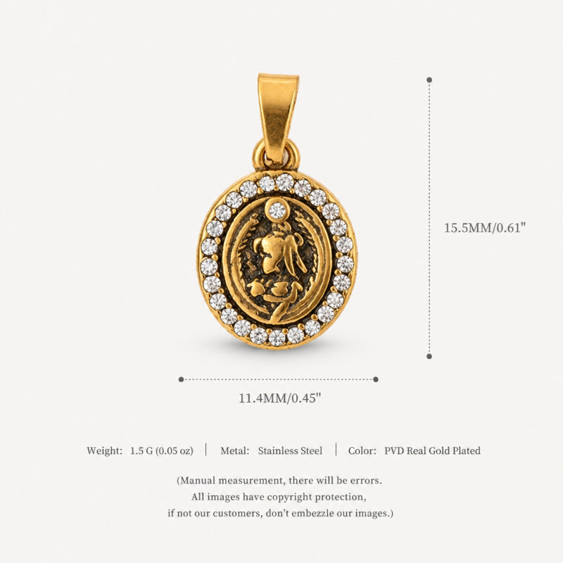 Wholesale Stainless Steel Fox Pendant 18K Gold Plated Animal Charm Trendy Fashion Accessory For DIY Jewelry Making Boutique Resale