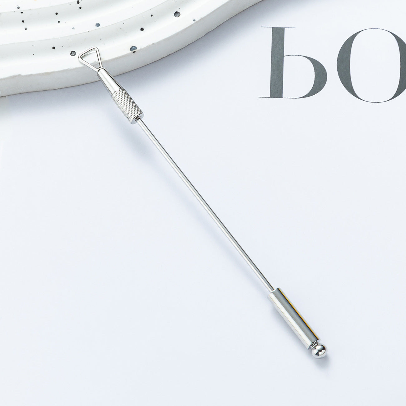 Wholesale DIY Beaded Stainless Steel Double Head Nail Art Remover Nail Art Tools ACC-NS-HuaH001