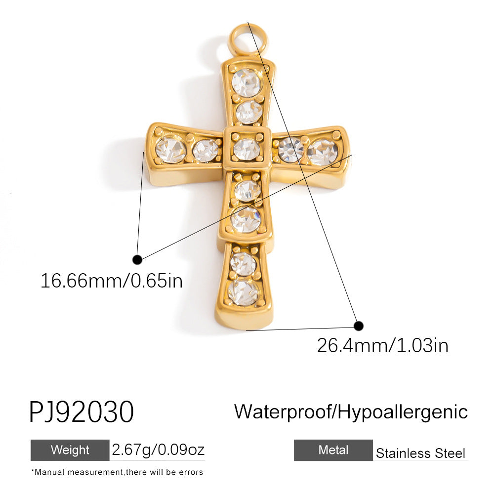 Wholesale Stainless Steel Cross Handmade  Charms