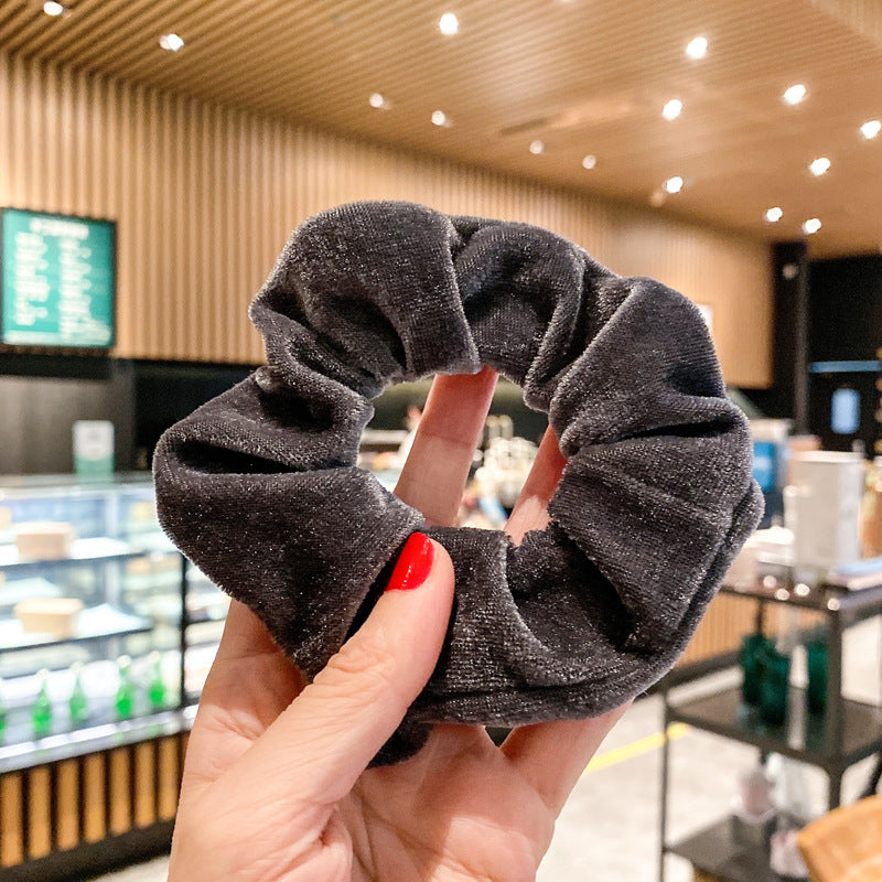 Wholesale Gold Velvet Plush Hair Band ACC-HS-Huidi025