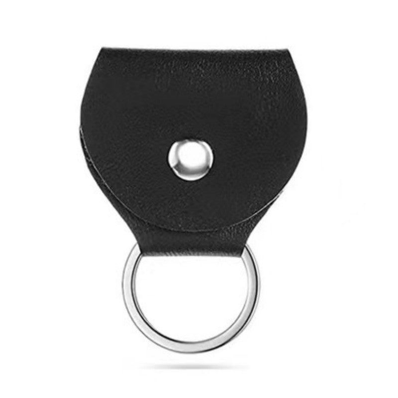 Wholesale Pocket Hug Genuine Leather Stainless Steel Double Sided Engraving Hug Keychain
