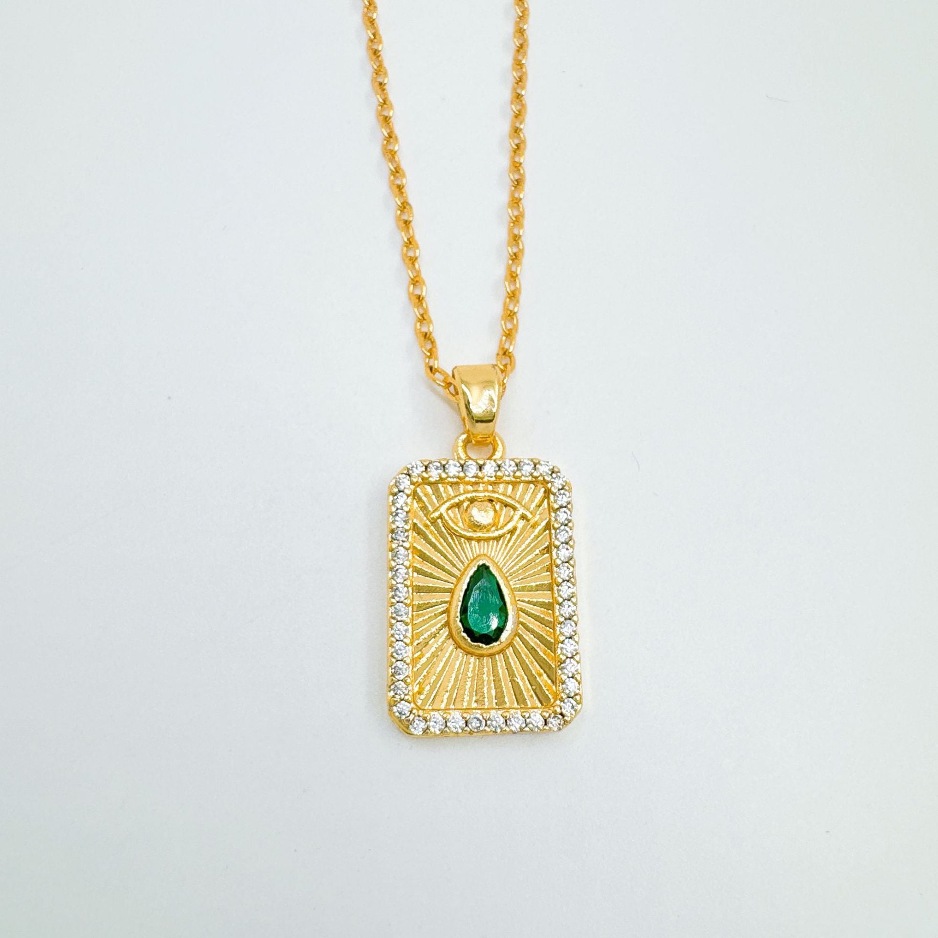 Wholesale Gold Plated Copper Tarot Card Pendant Vintage Style Fashion Accessory for DIY Jewelry Making