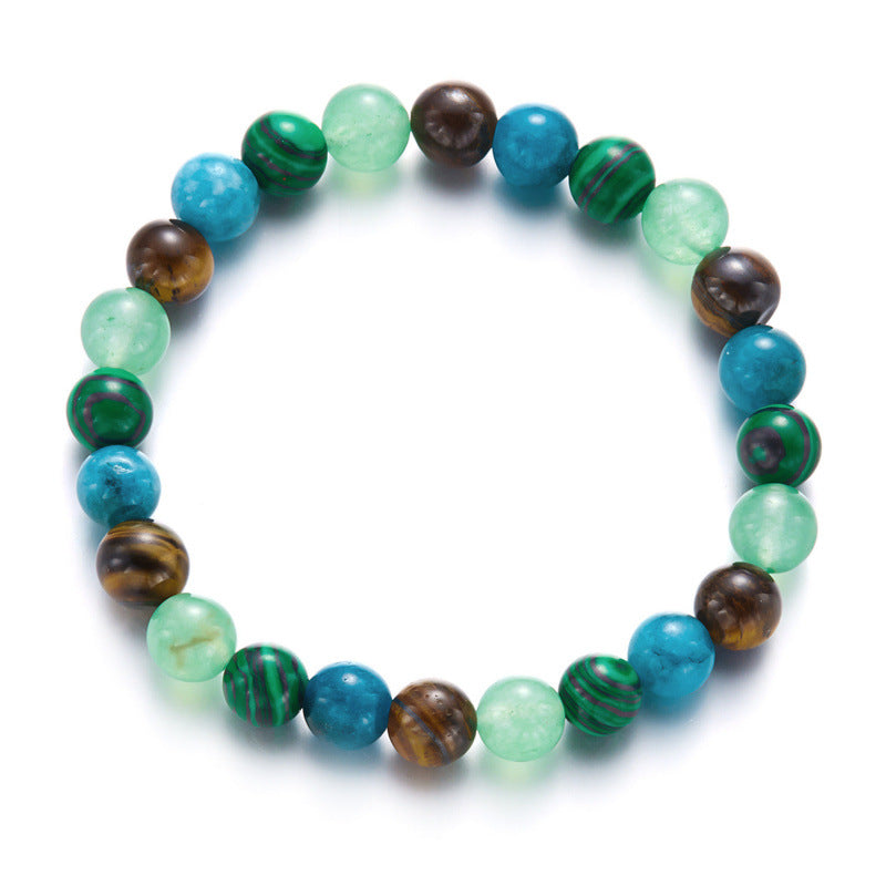 Wholesale  Tiger Eye Stone Devil's Eye Elastic Stone Bracelet