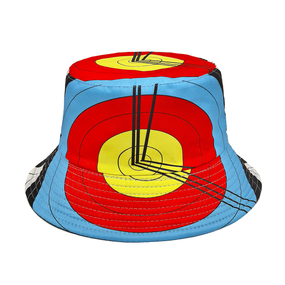 Wholesale Archery Target Clock Bucket Hat Double-Sided