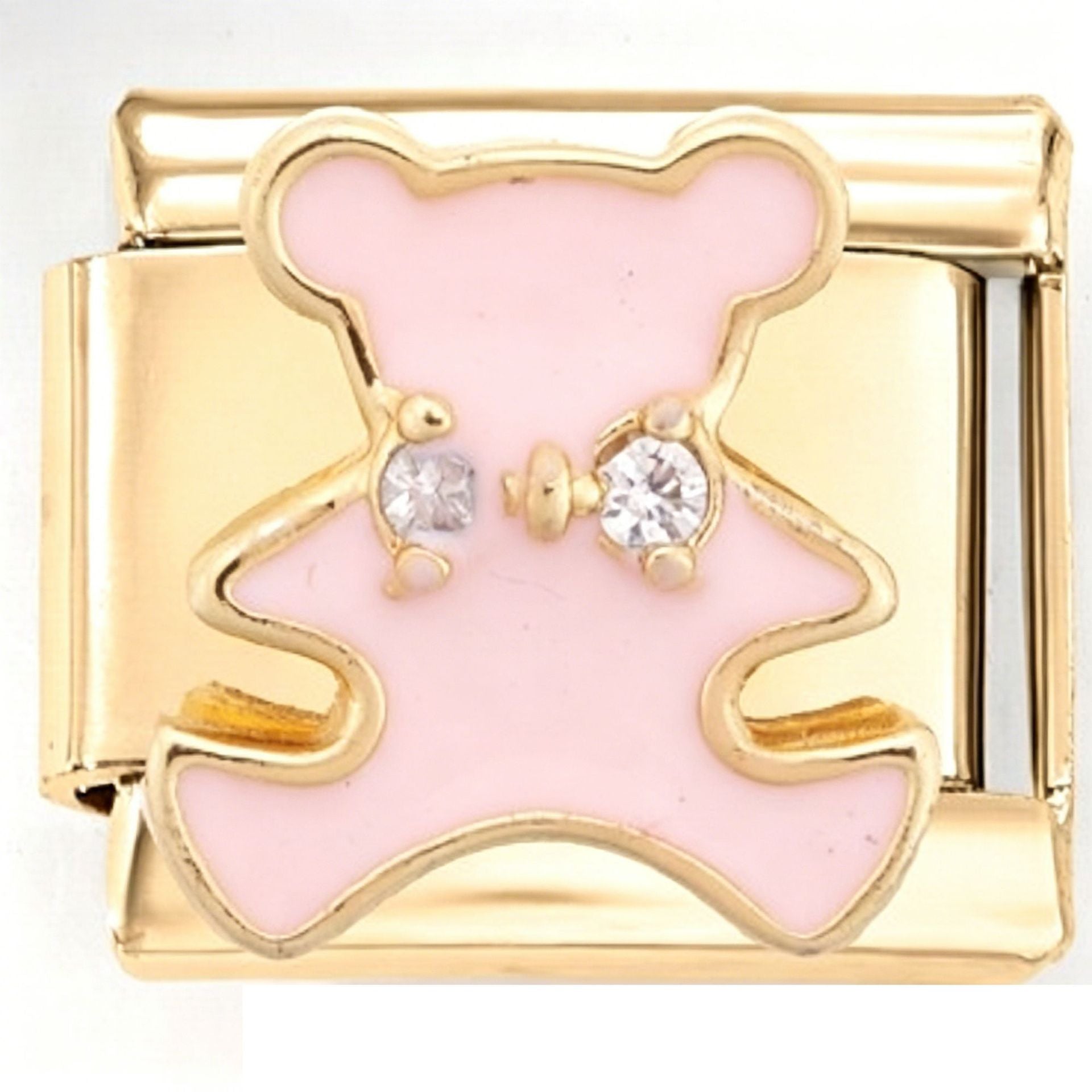 Wholesale Gold Plated Stainless Steel Panda Charm Bracelet - Boutique Resale Jewelry Accessory