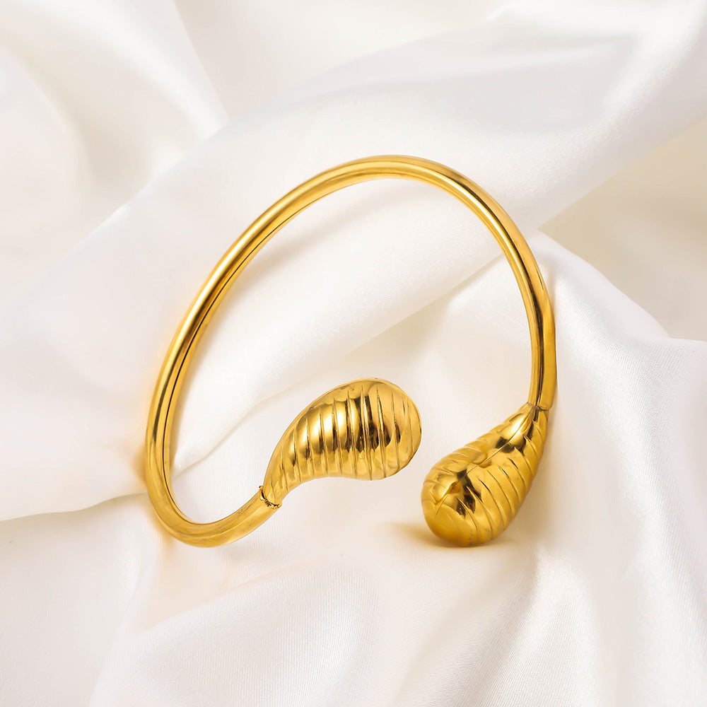 Wholesale Stainless Steel Water Drop Bracelet ACC-BT-RuiX008