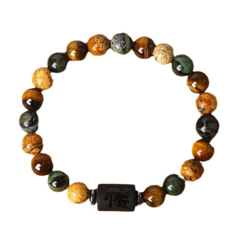 Wholesale Twelve Zodiac Signs Natural Stone Bracelet Handmade Beaded Bracelet ACC-BT-Yunh003