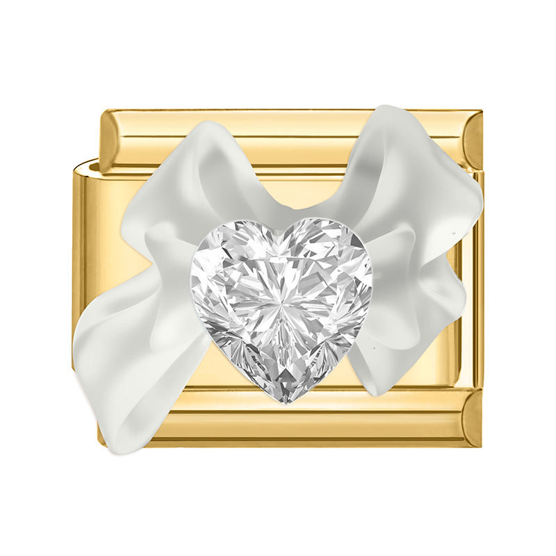 Wholesale Italian Charm Bracelet 9mm DIY Splicing Cute Creative Stainless Steel Composable Bracelet