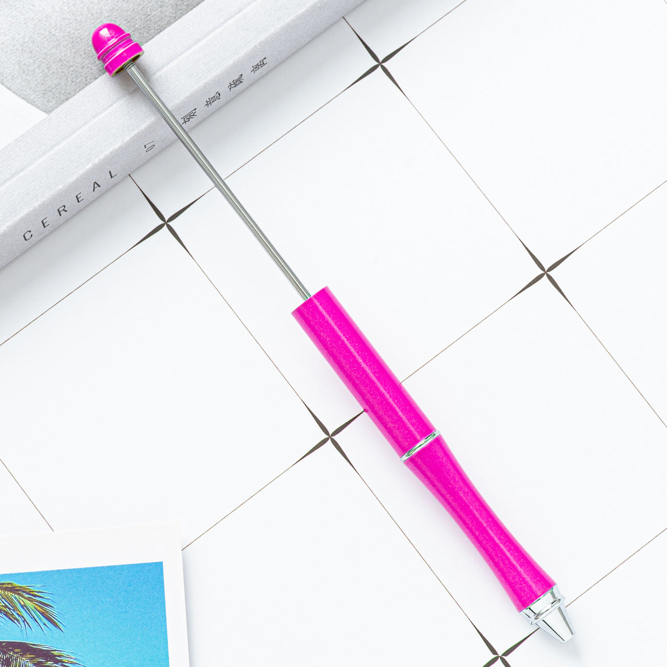 Wholesale Beadable Pens Metal Gradient Color DIY Bead Pens ACC-PN-HuaH052