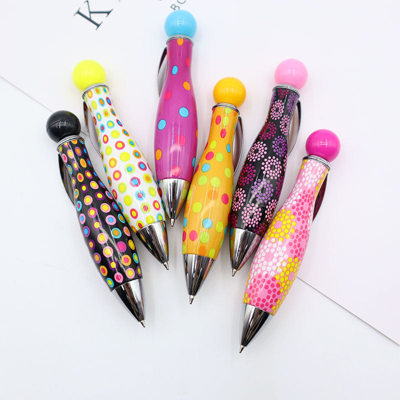 Wholesale  Short Twist Bowling Chubby Ball Pen