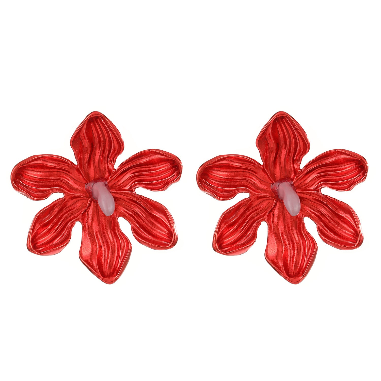 Wholesale Exaggerated Colorful Alloy Flower Earrings ACC-ES-MY019