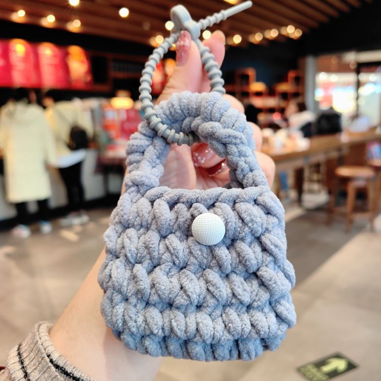 Wholesale Yarn Coin Purse Keychain Lanyard Keychain Keychain Wallet ACC-KC-AiLe001