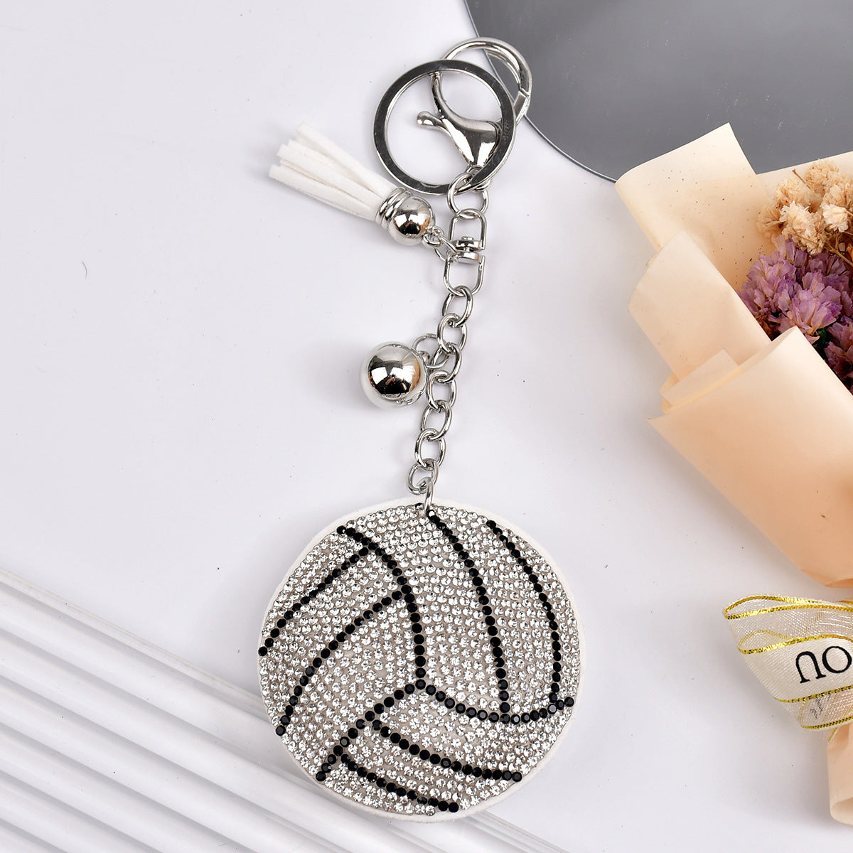 Wholesale creative  diamond keychain