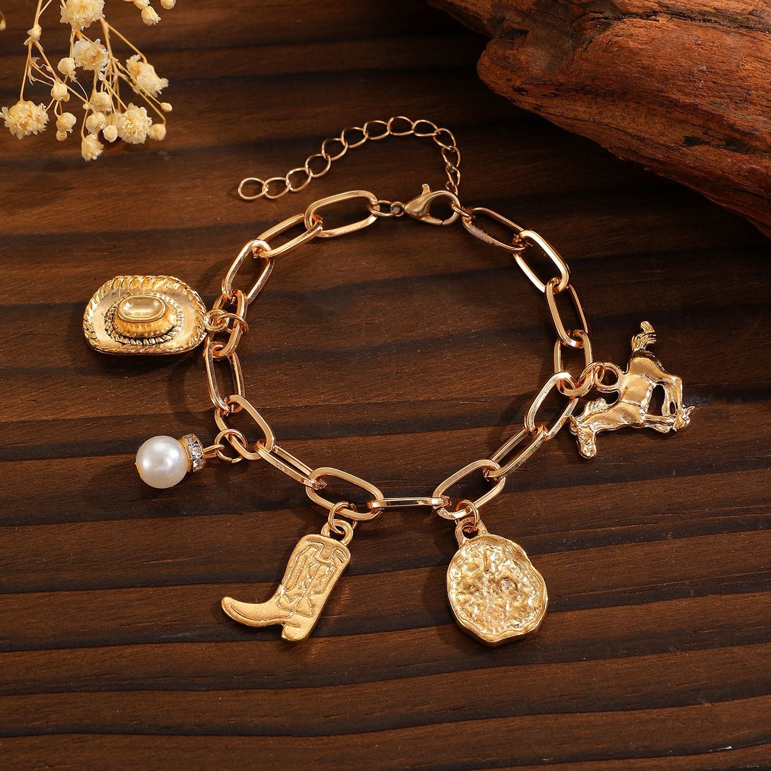 Wholesale Leather boots,  cowboy hat,  bracelet necklace ring