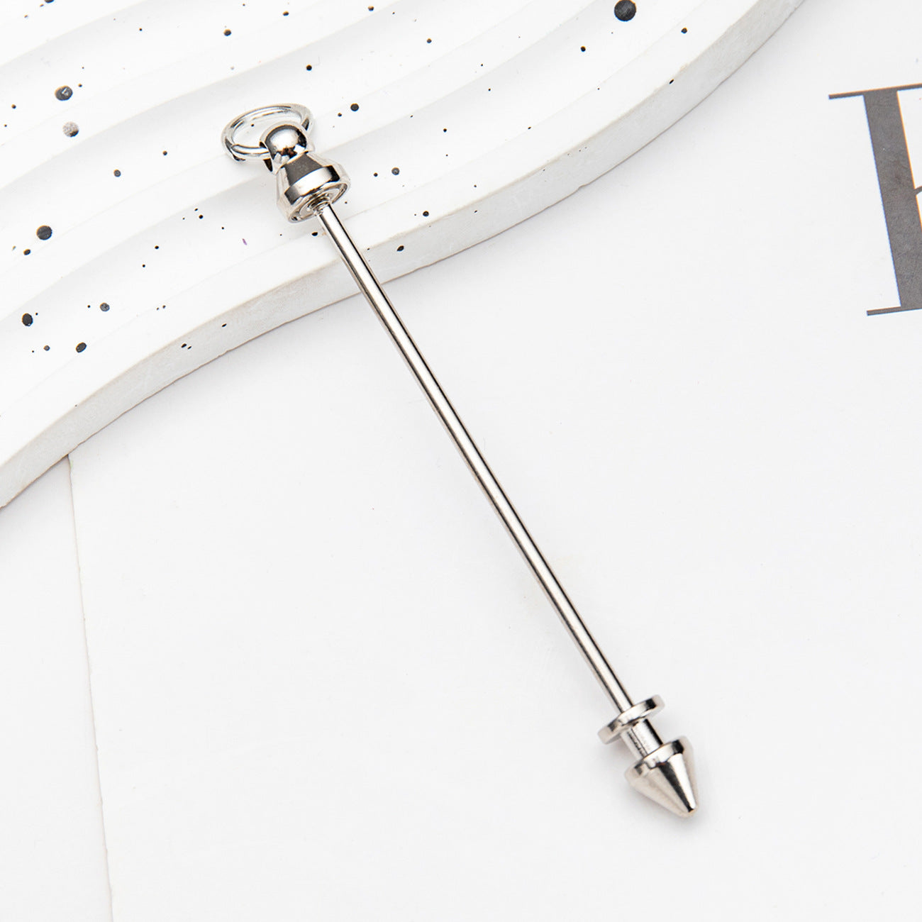 Wholesale  metal bullet nail double head screw DIY keychain