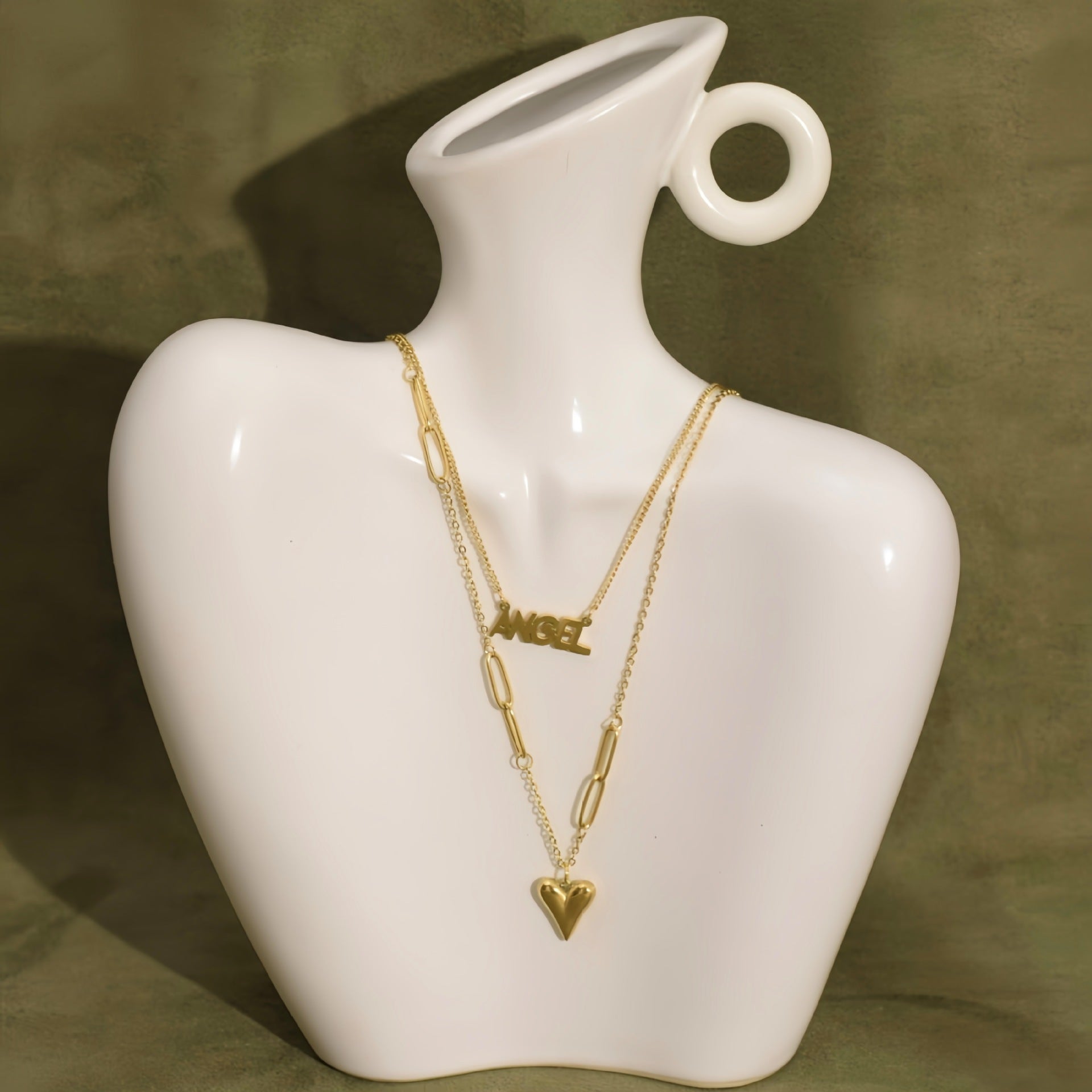 Wholesale Light Luxury  Bold Style Stainless Steel Necklace
