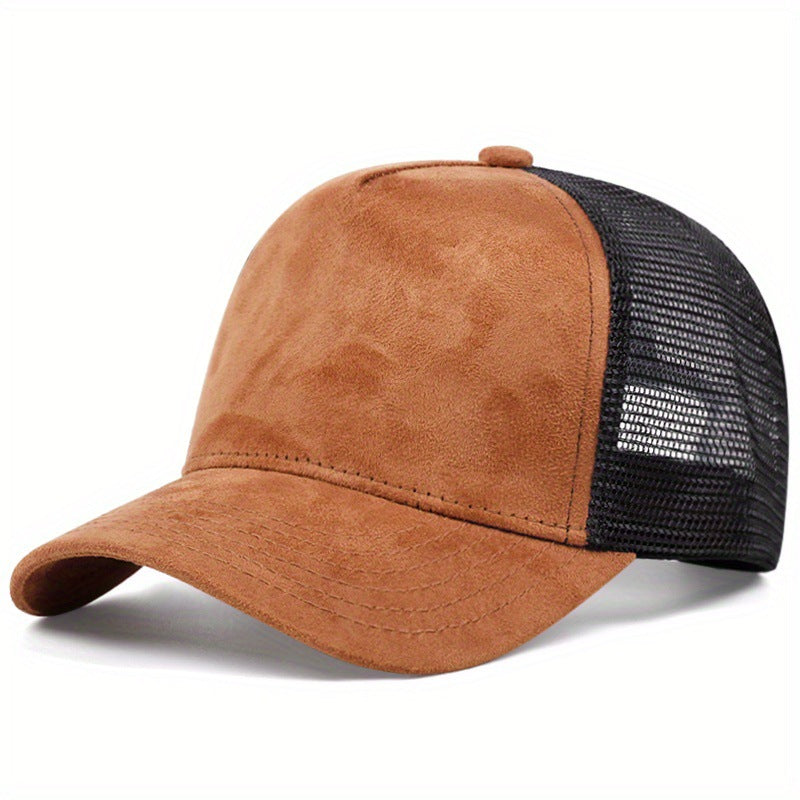 Wholesale Solid Color Cotton Suede Mesh Hat Baseball Cap ACC-HT-QiNiao005