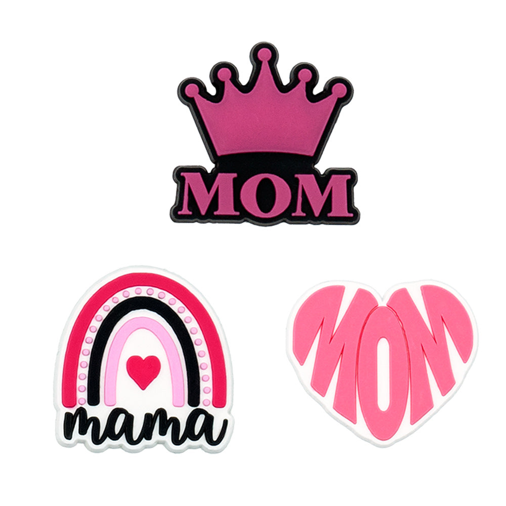 Wholesale 100pcs Random Father's Day Mother's Day Shoes Accessories Shoes Charms