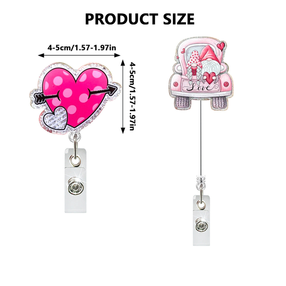 Wholesale easy-pull telescopic name Badge Reels