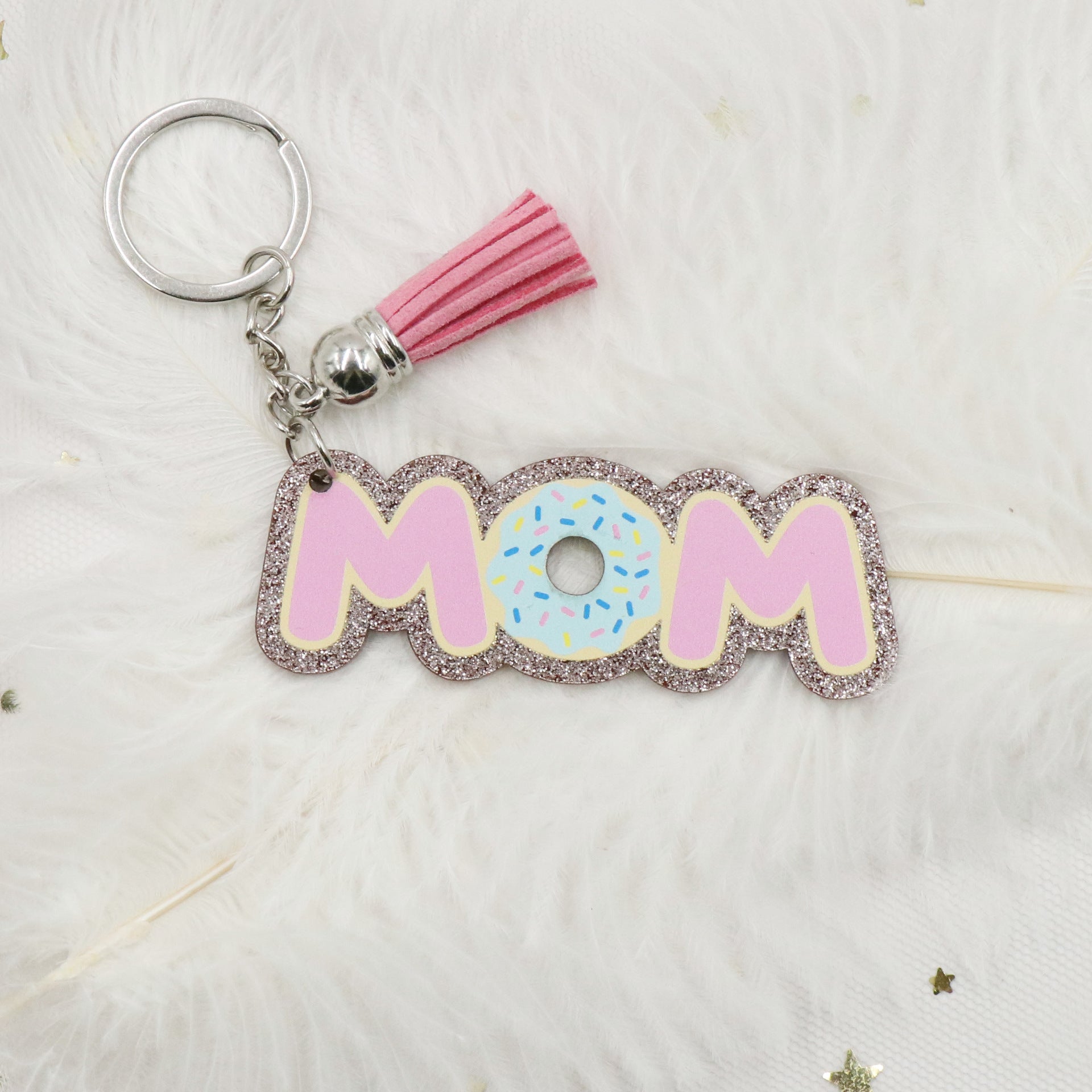 Wholesale 10pcs MOM Mother's Day Gift Acrylic Keychain ACC-KC-XiaoYan012