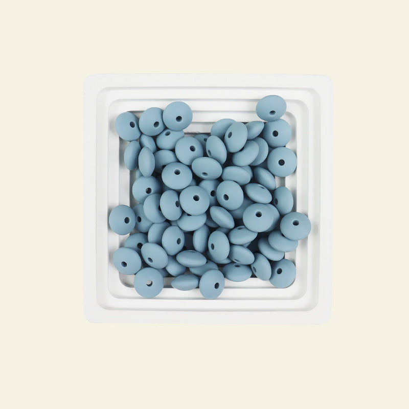 Wholesale 100pcs Abacus Beads 12mm Silicone Flat Beads DIY for Beadable ACC-BDS-JIaHao002