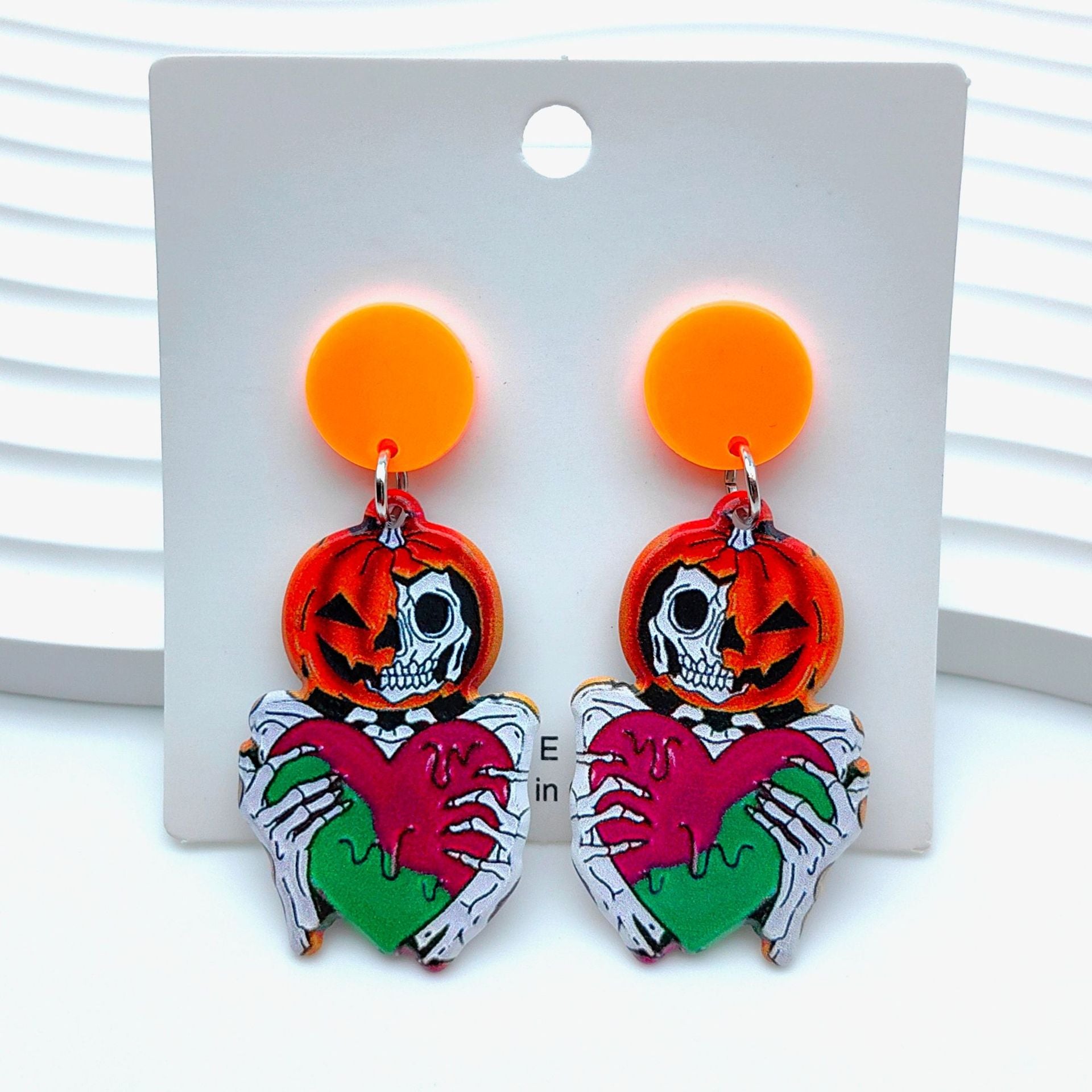 Wholesale Halloween Acrylic Earrings ACC-ES-Xizhao002