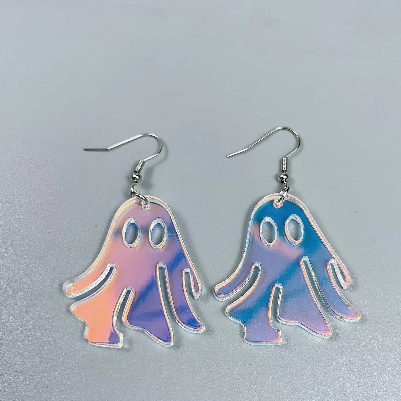 Wholesale Halloween Ghost Acrylic Earrings ACC-ES-AnDao043