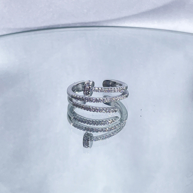 Wholesale Light luxury high-grade couple ring set