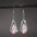 Wholesale  Fashion Flash Gothic Water Drops with Diamond Multi-color Earrings