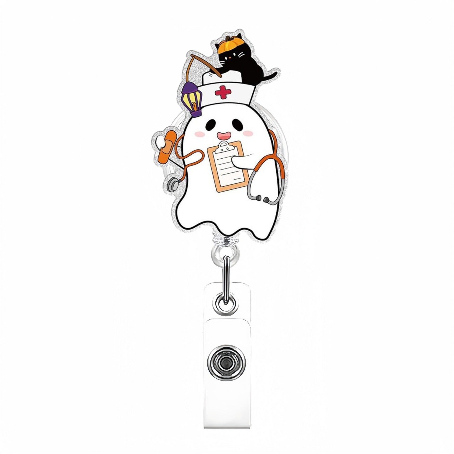 Wholesale  Ghost Badge Reels Keychains