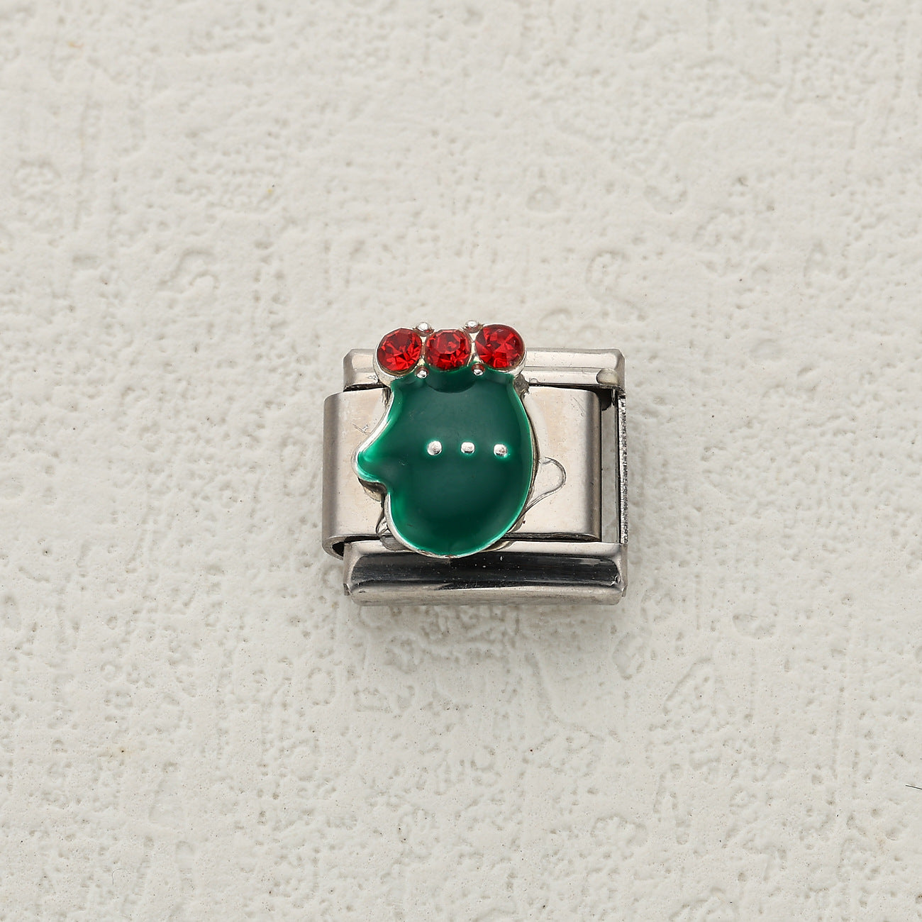 Wholesale 10pcs Italian Charm Bracelet 9mm DIY Splicing Christmas Collection Stainless Steel Composable Bracelet