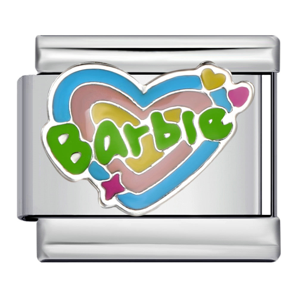 Wholesale Italian Module Bracelet Titanium Steel Welding Oil Dropping DIY Charms