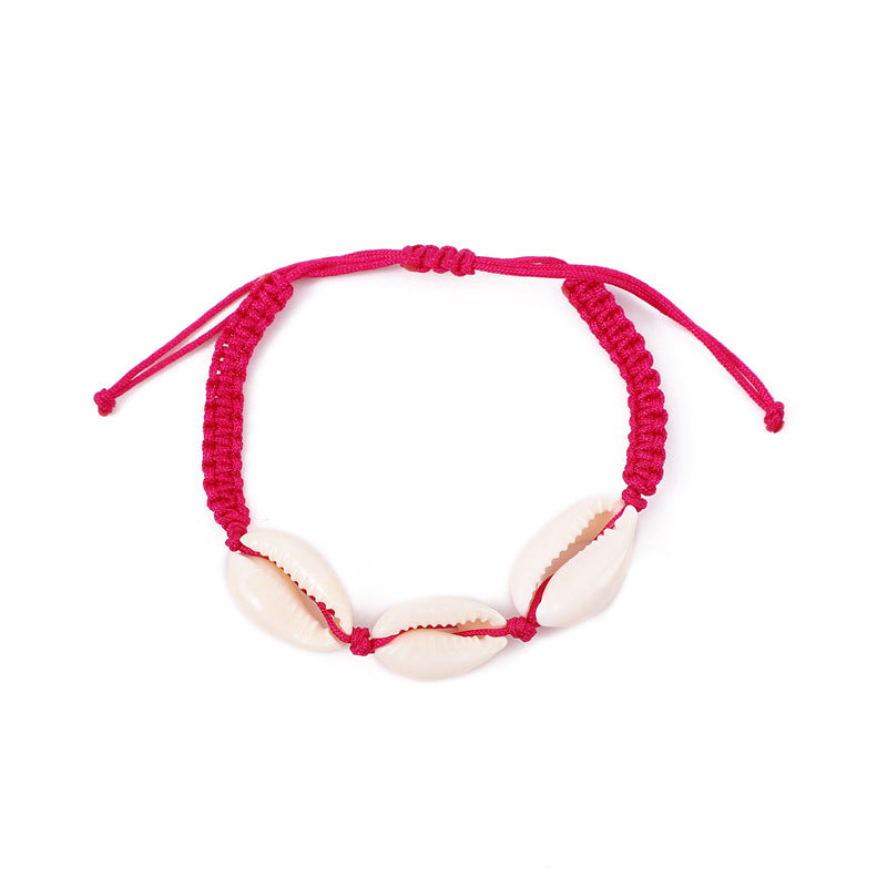 Wholesale Bohemian Natural Shell Woven Bracelet
