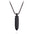 Wholesale  men's domineering pendant stainless steel bullet can be opened necklace