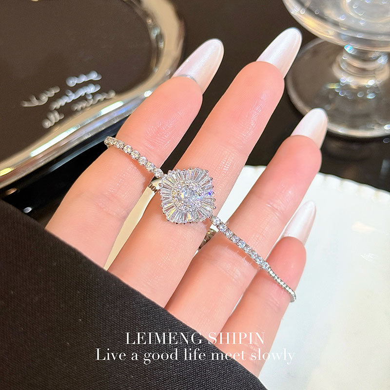 Wholesale Sparkling Zircon Elegant Bracelet