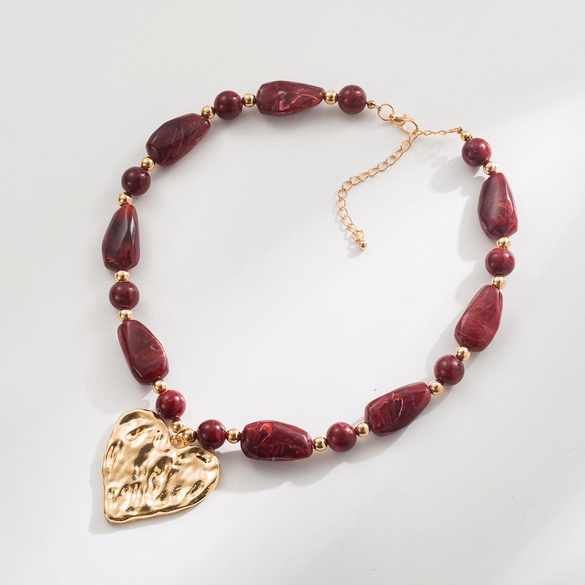 Wholesale irregular beaded clavicle chain retro style necklace