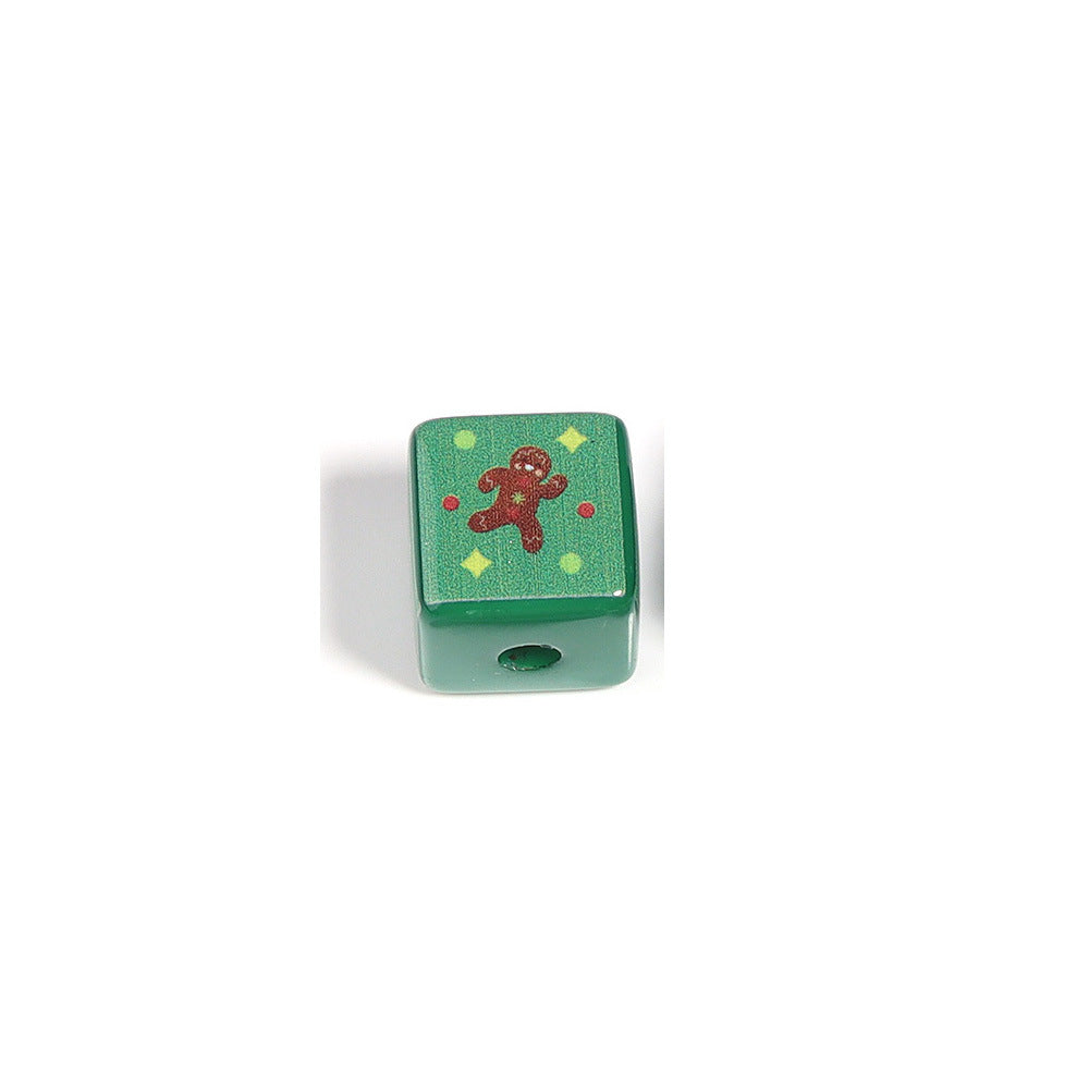 Wholesale 10pcs  Colorful Christmas Tree Focal Beads DIY Bead Accessories