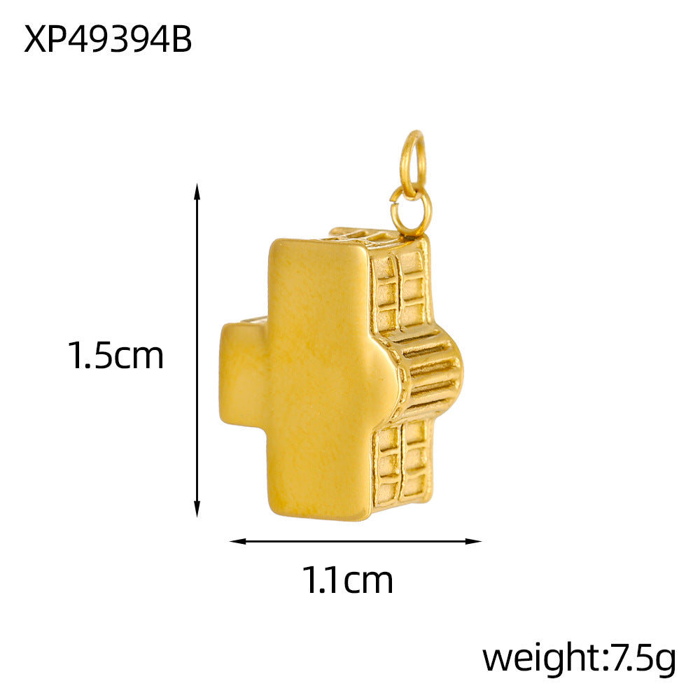 Wholesale Stainless steel three-dimensional pendant