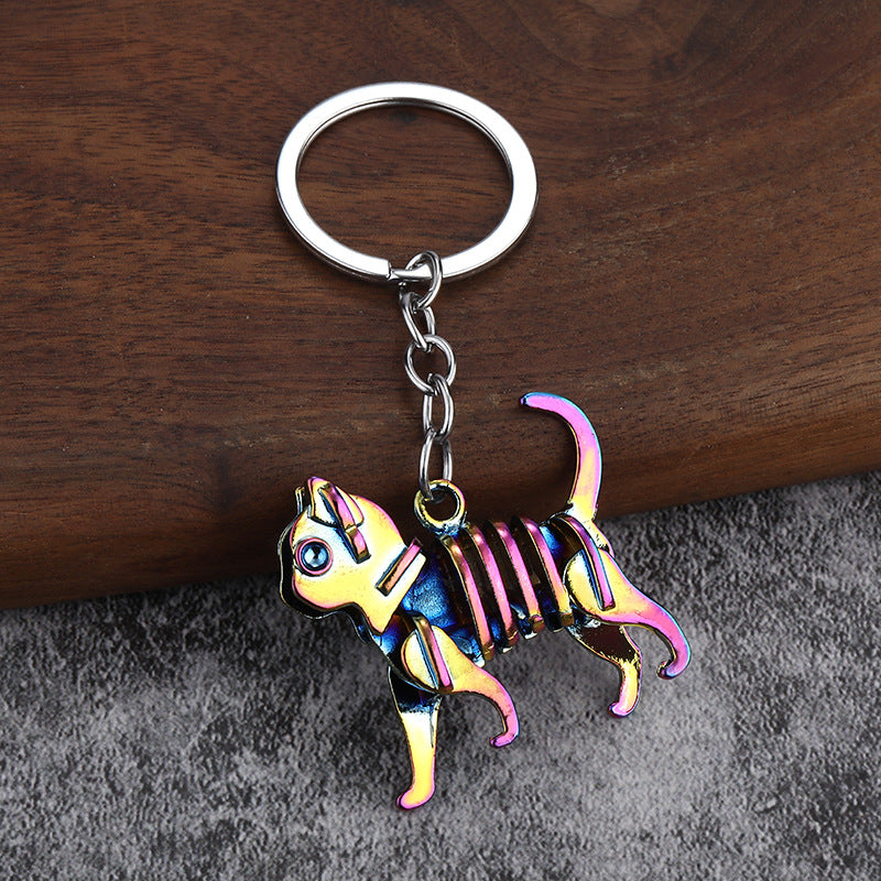 Wholesale Halloween Skull Horror Alloy Keychains ACC-KC-YuJia003