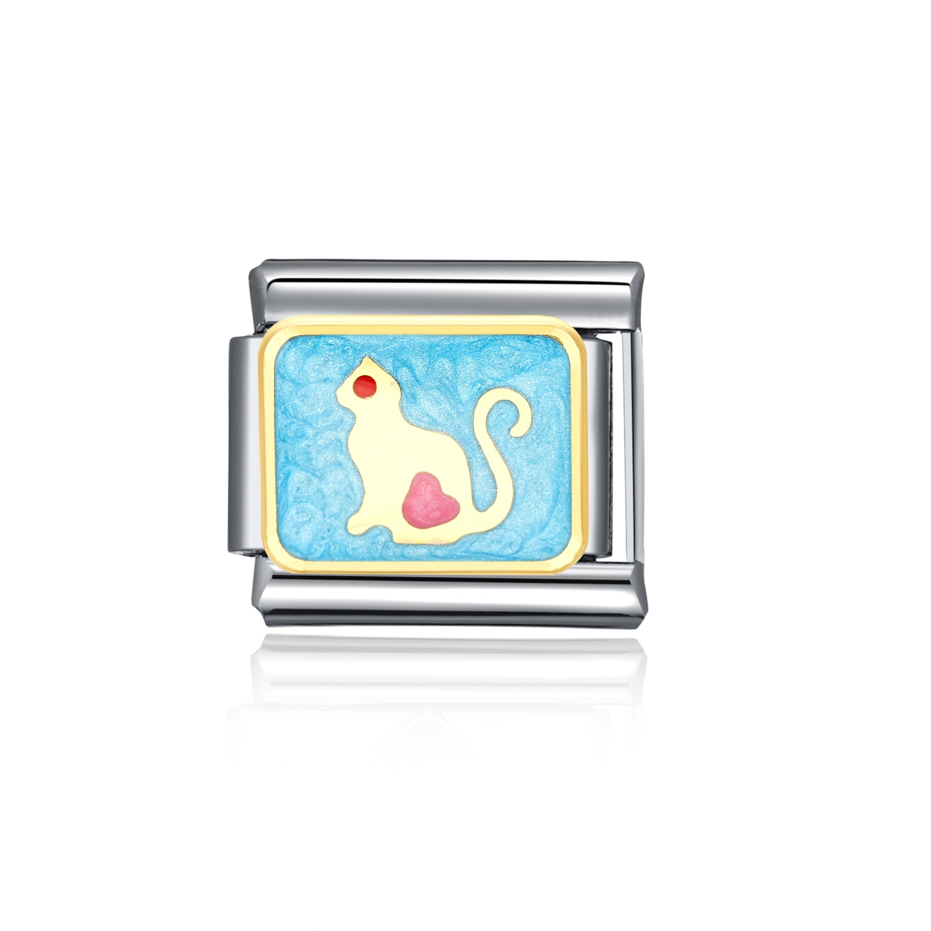 Großhandel italienisches Charmearmband 9mm DIY Spleißen süßer kreativer Anhänger Edelstahl komponierbares Armband