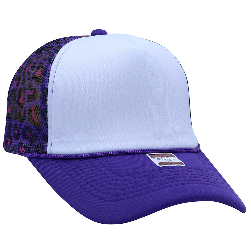Wholesale  outdoor leisure sun hat leopard plaid baseball cap