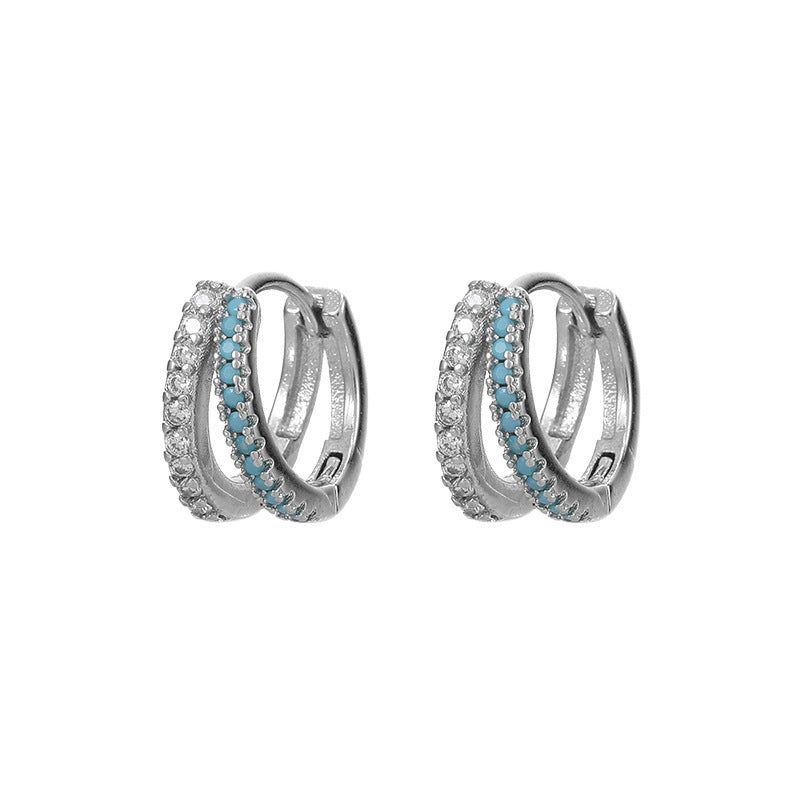 Wholesale Unisex turquoise earrings with a premium feel—suitable for wholesale and resale