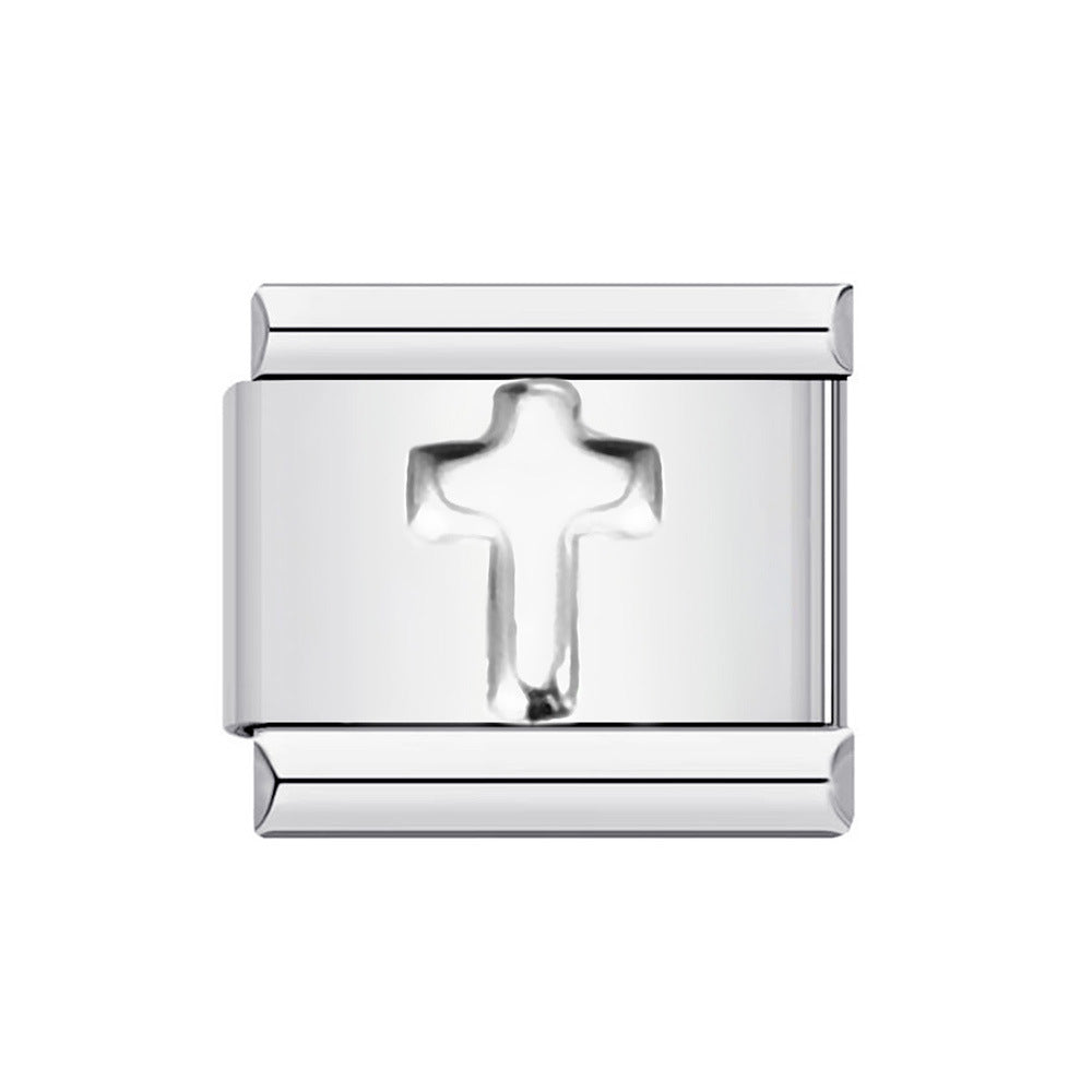 Wholesale Italian Charm Bracelet 9mm DIY Splicing Removable Stainless Steel Composable Bracelet ACC-BT-QiYing005