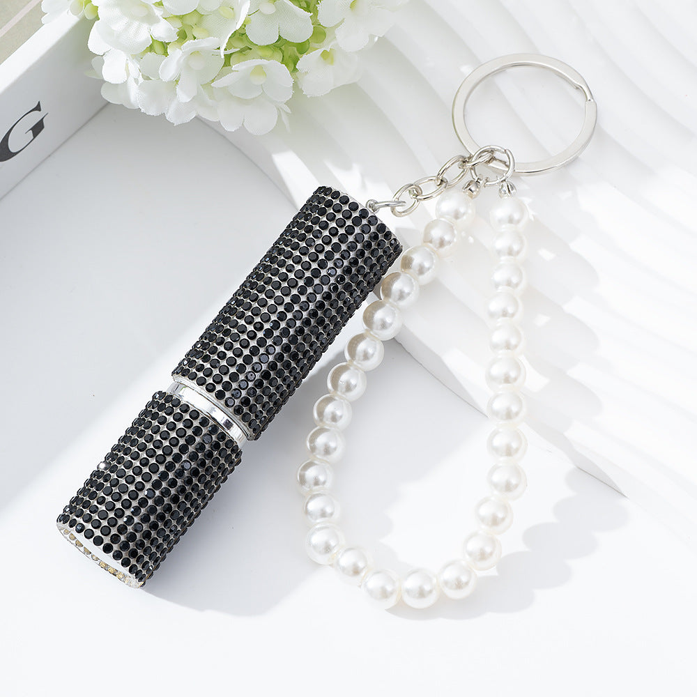 Wholesale  Diamond-Encrusted 5ml Creative  Keychain