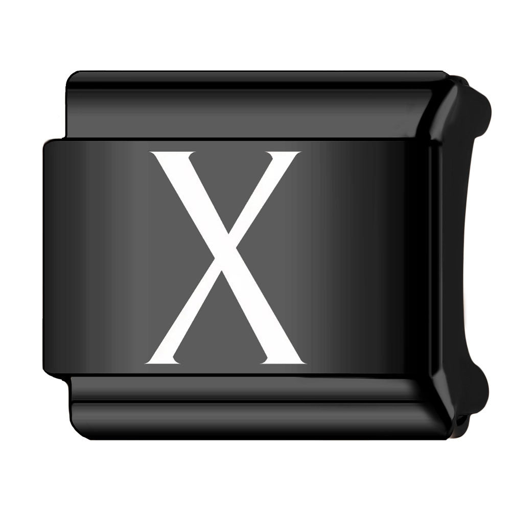 Wholesale Italian Charm Bracelet 9mm DIY Splicing Laser Letters Stainless Steel Composable Bracelet