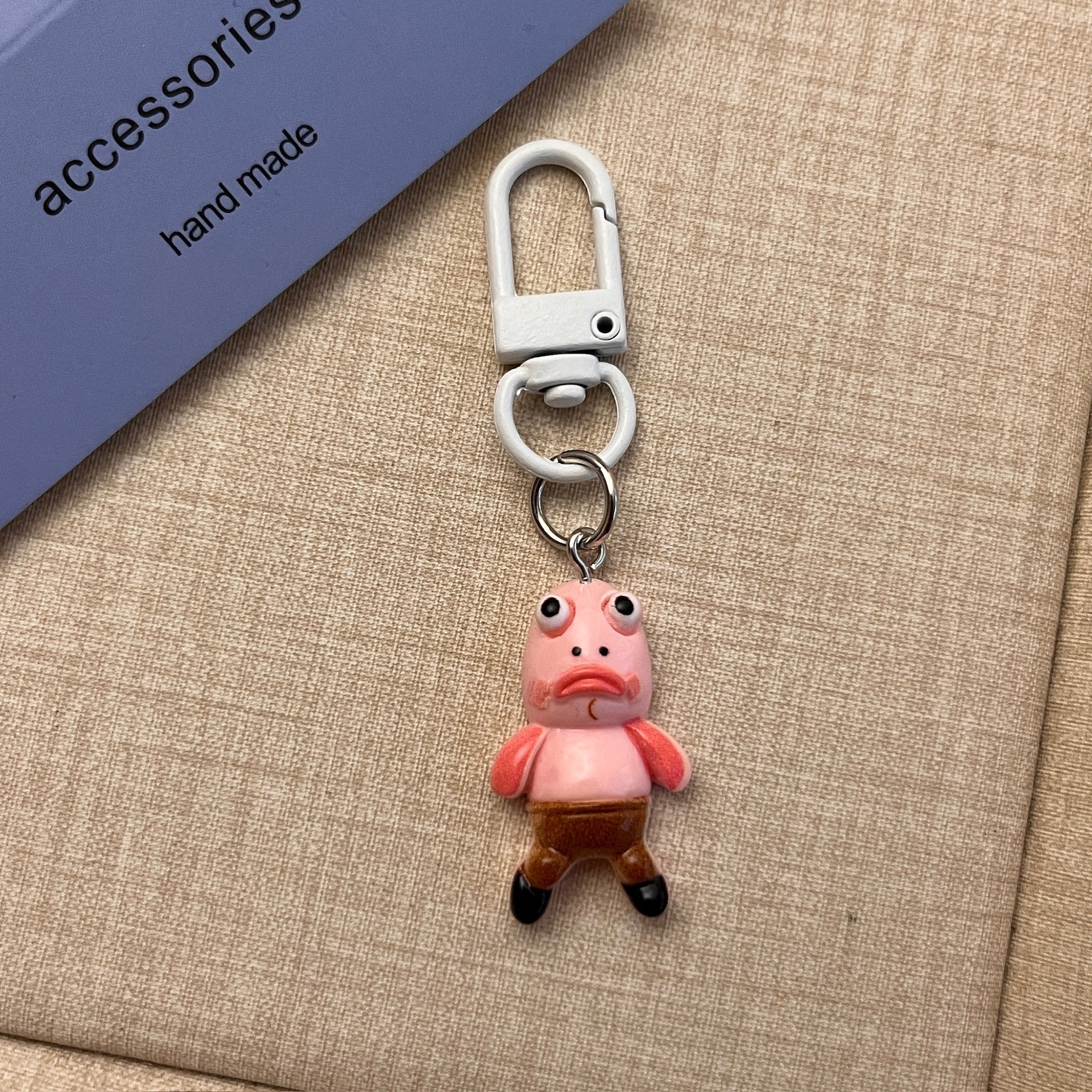 Wholesale Cartoon Quirky Fish Keychain Bag Charm Decorative Accessory Gift