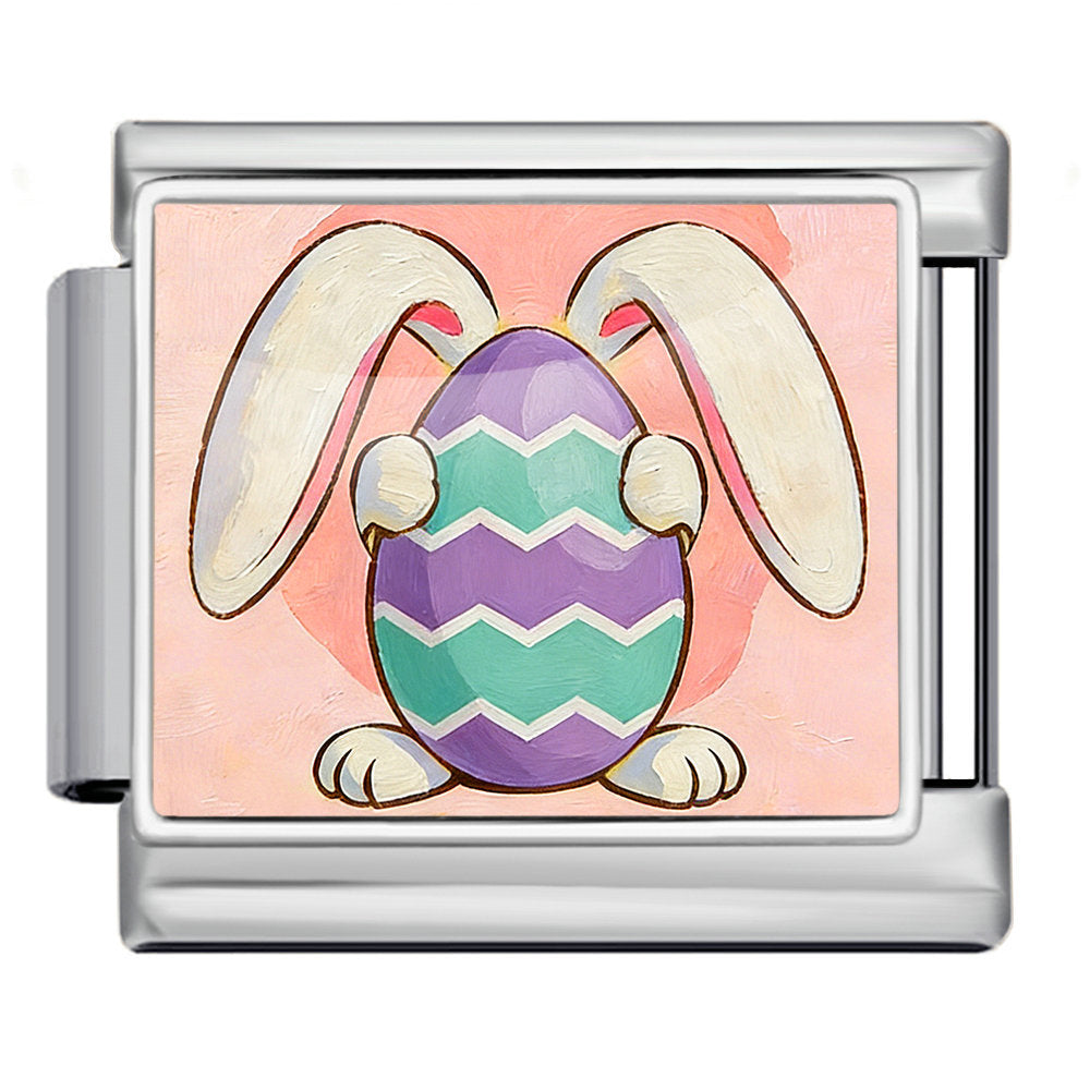 Wholesale Easter Egg Design Stainless Steel Bracelet,  Fashion Accessory for Boutique Resale