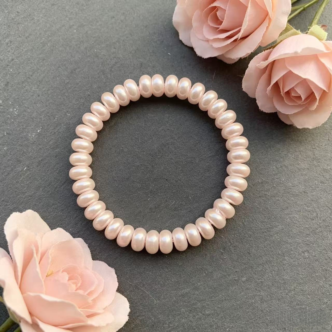 Wholesale Abacus Bead Natural Crystal Bracelet Geometric Beaded Jewelry Accessory Travel Souvenir Gift