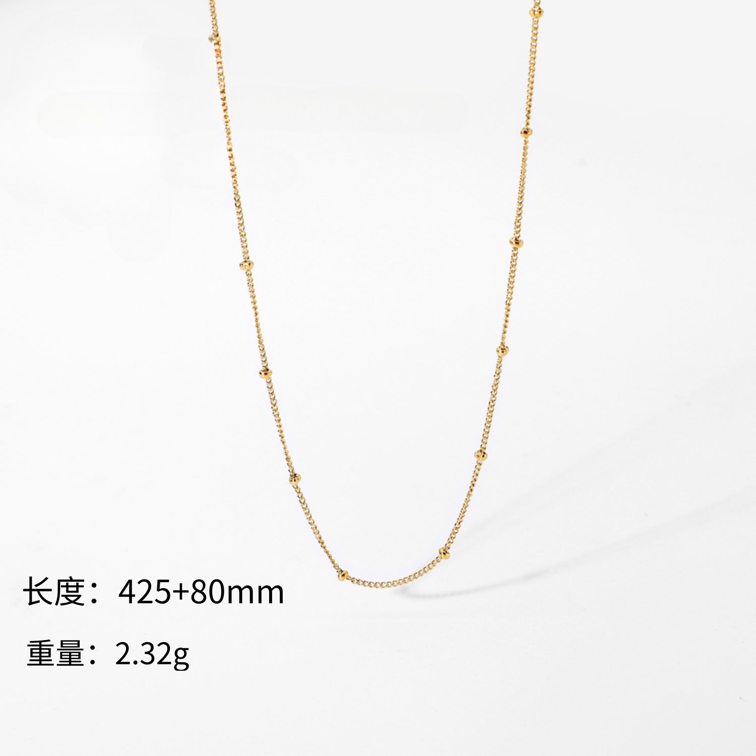 Wholesale Titanium Steel Necklace High-grade Gold Plated Necklace ACC-NE-ZhenYou001