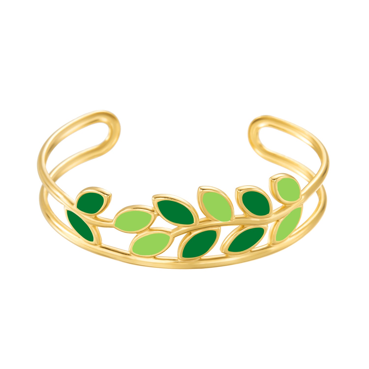 Wholesale stainless steel not fade cold  love oil drop light luxury open bracelet